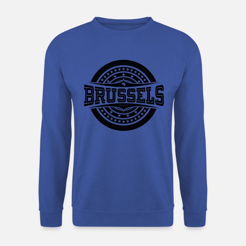 Brüssel Schwarz - Unisex Pullover - Royalblau