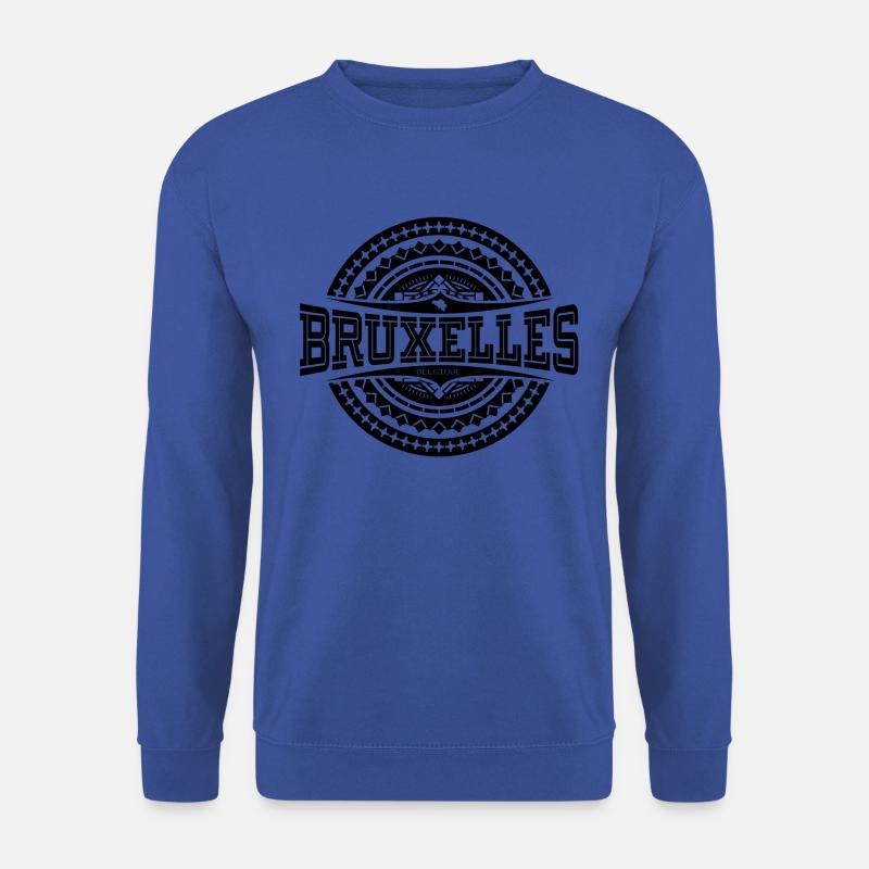 Brüssel Schwarz - Unisex Pullover - Royalblau