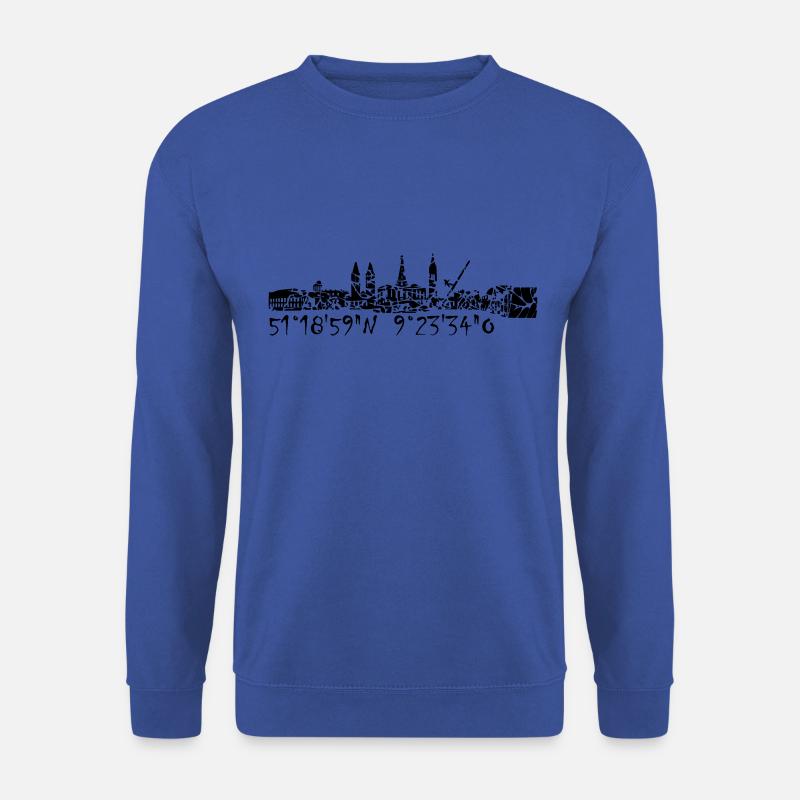 Skyline Kassel - Unisex Pullover - Royalblau