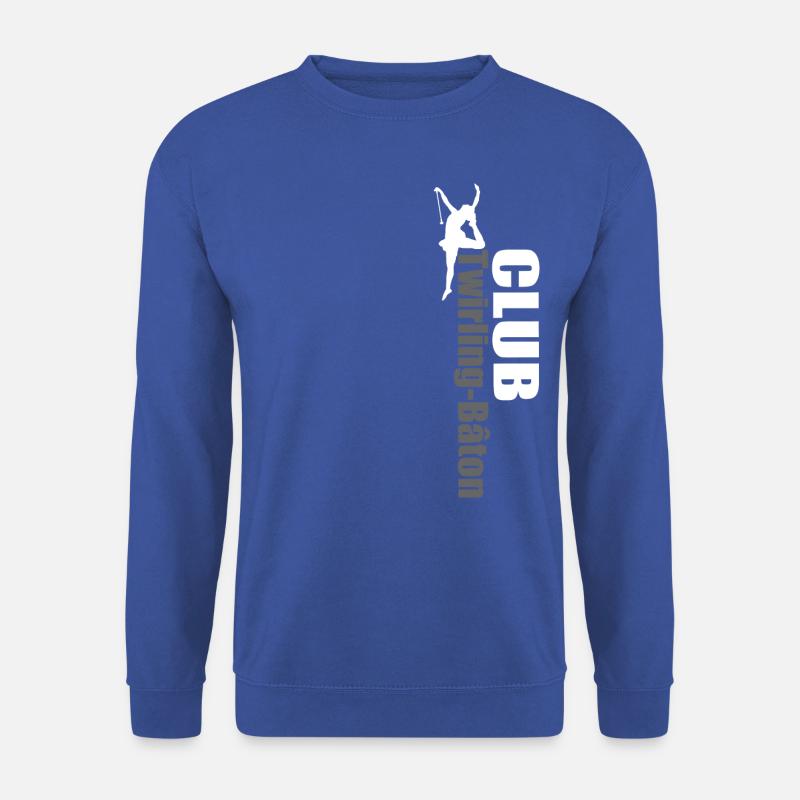 TWIRLING BAND-STICK - Unisex Pullover - Royalblau