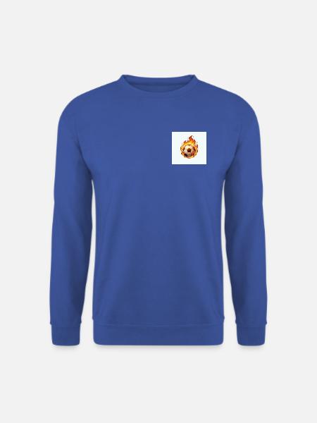 Feuerball Fußballkugel - Unisex Pullover - Royalblau