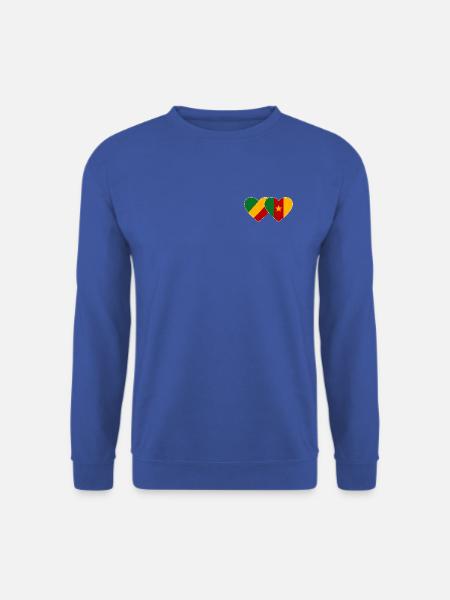 Kongo Kamerun Flagge - Unisex Pullover - Royalblau