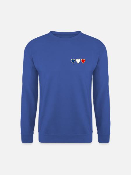 Frankreich-Flagge - Unisex Pullover - Royalblau