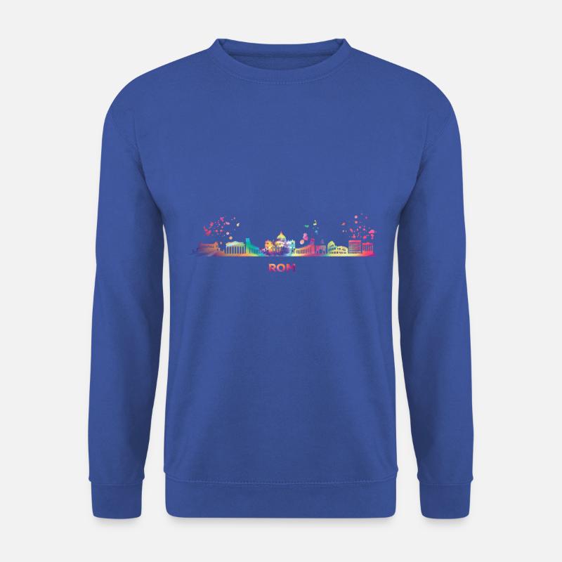 Römische Skyline Rom - Unisex Pullover - Royalblau