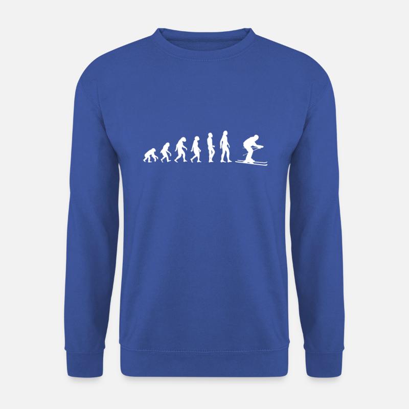 evolution ski skieur - Sweat-shirt Unisexe - bleu royal