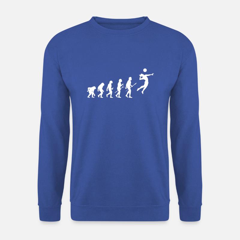 Evolution Volley- - Unisex Pullover - Royalblau