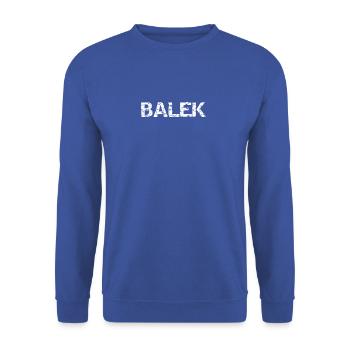 Balek - Sweat-shirt Unisexe - bleu royal - Devant - Alina (178cm) & Michal (187cm)