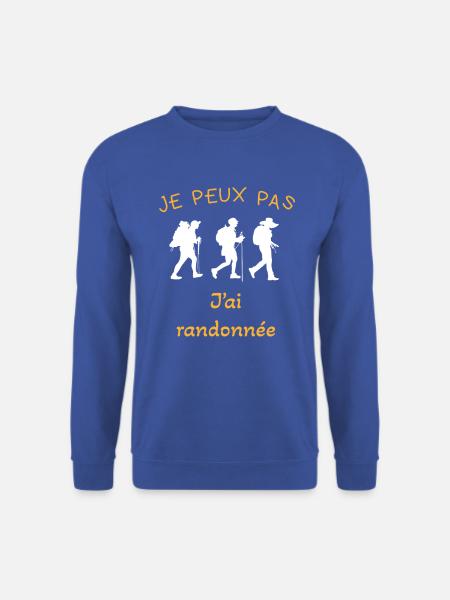 Wanderwanderer Geschenkidee - Unisex Pullover - Royalblau