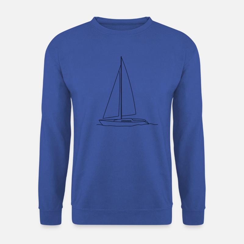 Segelboot - Unisex Pullover - Royalblau