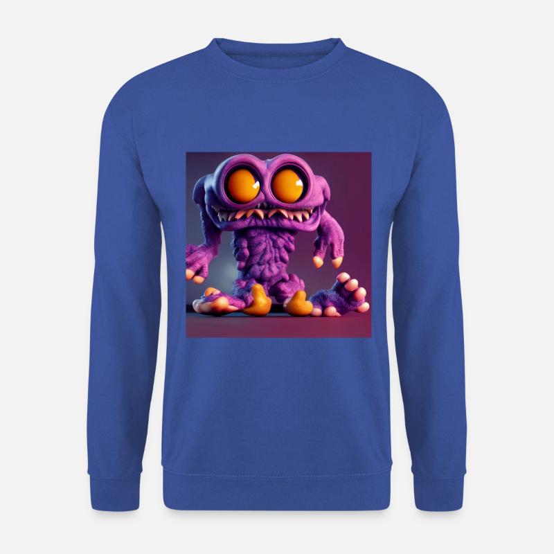 Kleiner lila Schrecken - Unisex Pullover - Royalblau