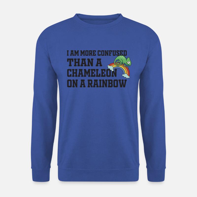 Ich Bin Verwirrter Als Ein Chamäleon - Unisex Pullover - Royalblau