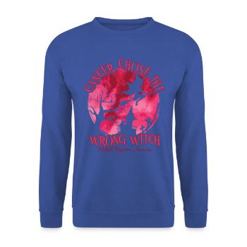 Sorcière Bourgogne Cancer du myélome multiple - Sweat-shirt Unisexe - bleu royal - Devant - Alina (178cm) & Michal (187cm)