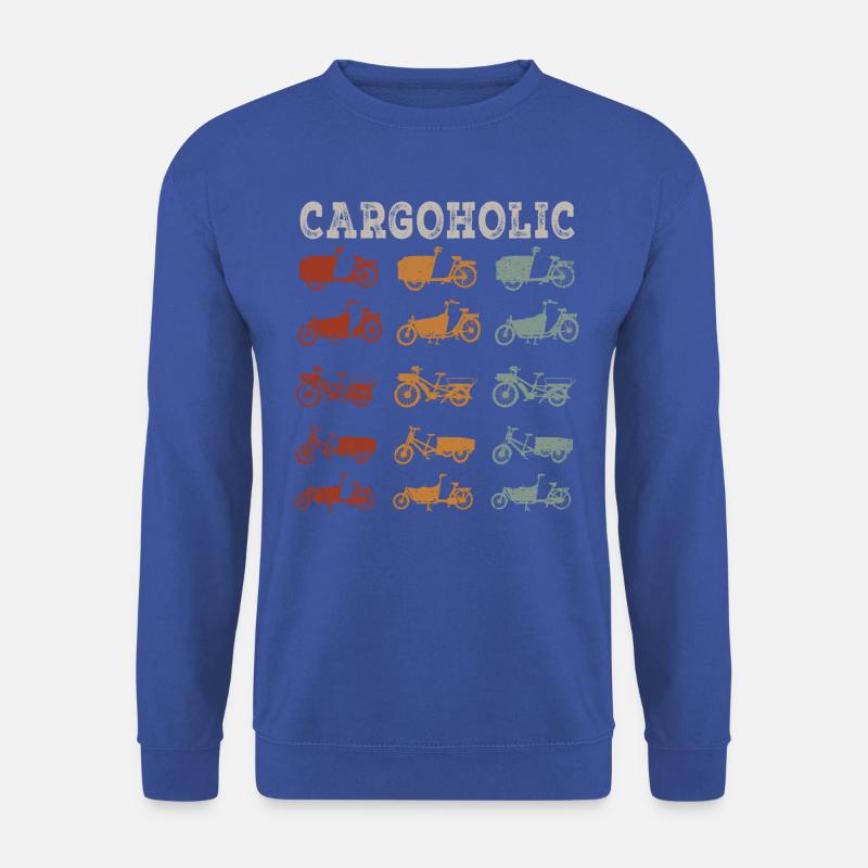 Vélo cargo Cargoholic Vélo cargo - Sweat-shirt Unisexe - bleu royal