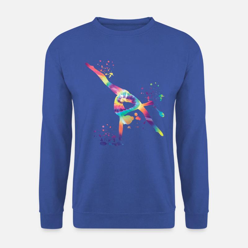 Gymnastin Mit Clubs Rhythmische Gymnastik - Unisex Pullover - Royalblau