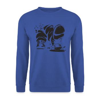 Tap Dancers Tap Dancing Kids Tap Dance - Unisex Sweatshirt - royal blue - Front - Alina (178cm) & Michal (187cm)