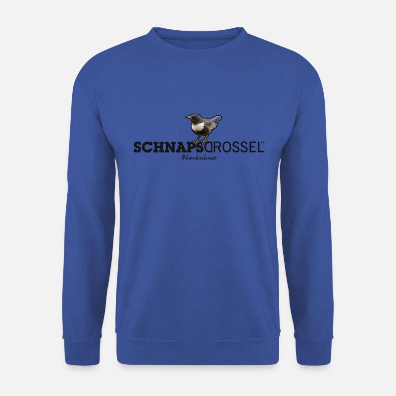 SCHNAPSDROSSEL - Unisex Pullover - Royalblau