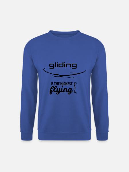 Glider Gliding Glider Glider Pilot Pilot - Unisex Sweatshirt - royal blue