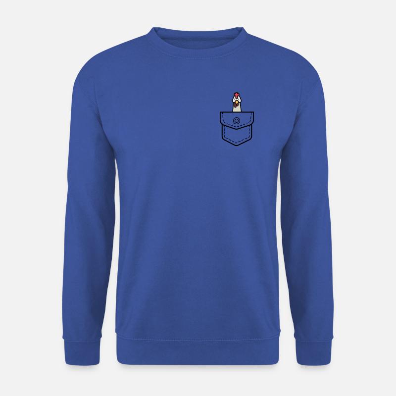 Hühnertasche - Unisex Pullover - Royalblau