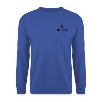Skifreund - Unisex Pullover - Royalblau - Vorne - Alina (178cm) & Michal (187cm)
