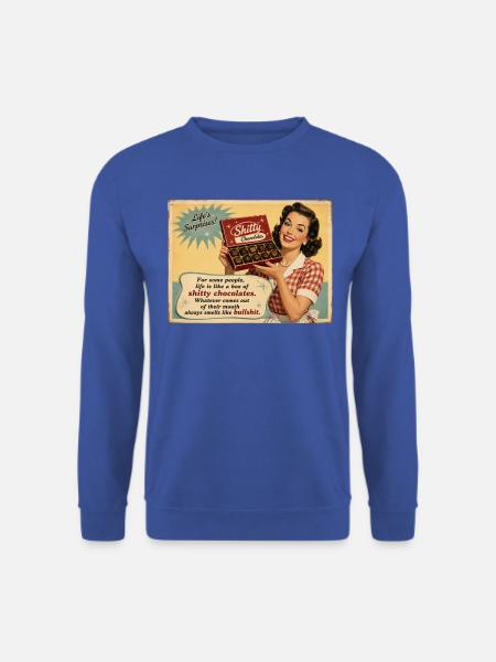 Die süße Ironie des Lebens - Unisex Pullover - Royalblau