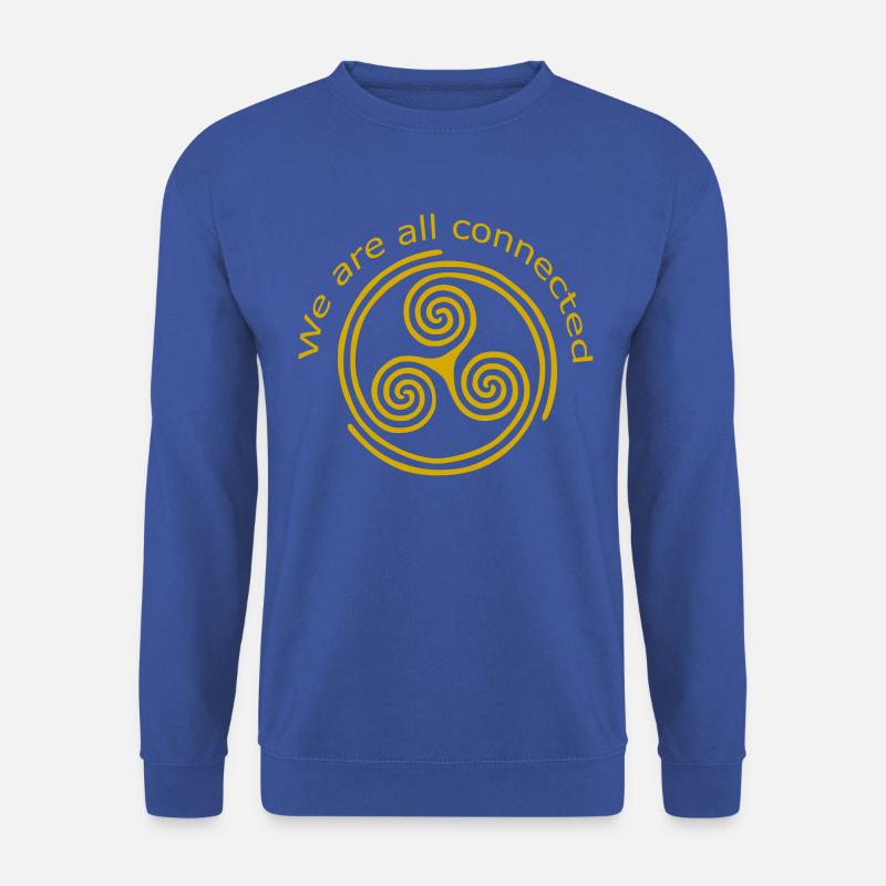 We are all connected - Unisex Pullover - Royalblau