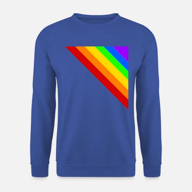 Ecke bunt Regenbogen Geschenkidee - Unisex Pullover - Royalblau