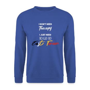 East Timor Gift Idea East Timor Funny Timor Leste - Unisex Sweatshirt - royal blue - Front - Alina (178cm) & Michal (187cm)