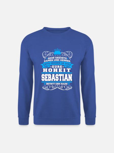 Eure Hoheit__Sebastian - Unisex Pullover - Royalblau