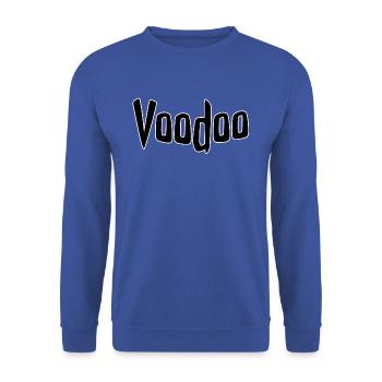 vaudou - Sweat-shirt Unisexe - bleu royal - Devant - Alina (178cm) & Michal (187cm)