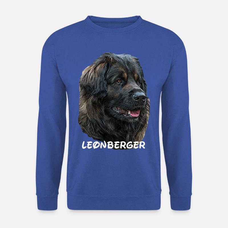 Leonberger,Hundekopf,Hunderasse,Hund,Hunderasse - Unisex Pullover - Royalblau