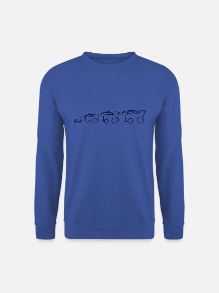 Traktor Häcksler Maschine Landwirtschaft Bauer - Unisex Pullover - Royalblau