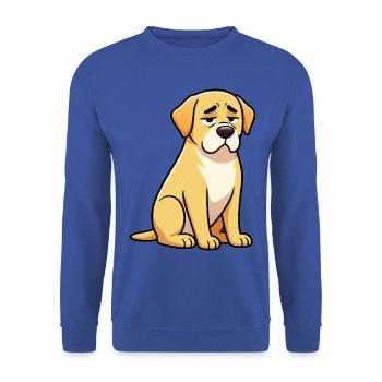 Labrador Labradorbesitzer Labradorliebhaber Labbi - Unisex Pullover - Royalblau - Vorne - Alina (178cm) & Michal (187cm)