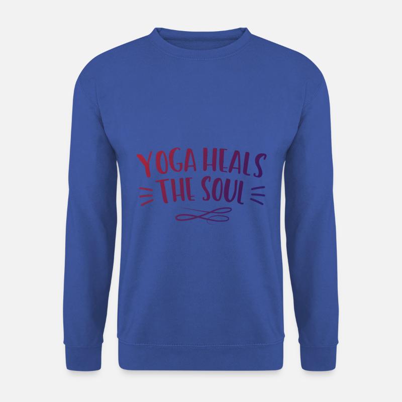 YOGA KLEIDUNG UND MEDITATION - Unisex Pullover - Royalblau