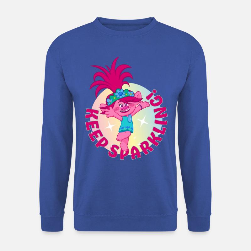 Trolls Poppy Keep Sparkling - Unisex Sweatshirt - royal blue