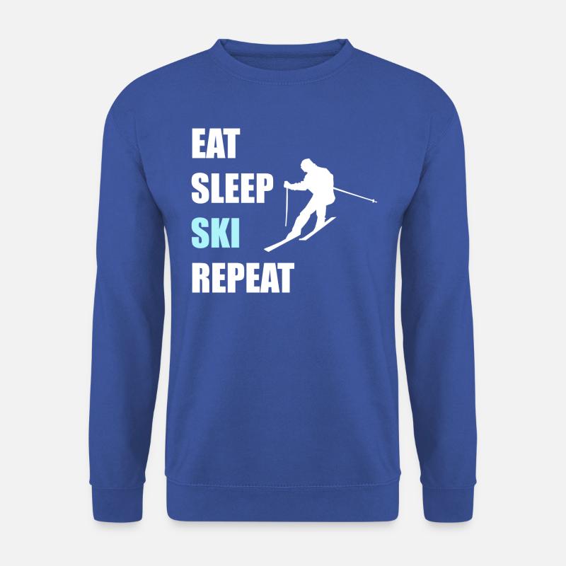 Eat Sleep Ski Repeat - Unisex Sweatshirt - royal blue