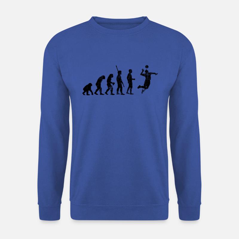 Volleyball Hoodie - Unisex Pullover - Royalblau