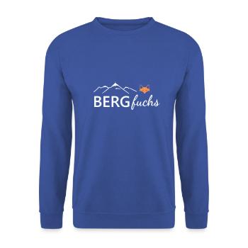 Mountain fox - Unisex Sweatshirt - royal blue - Front - Alina (178cm) & Michal (187cm)