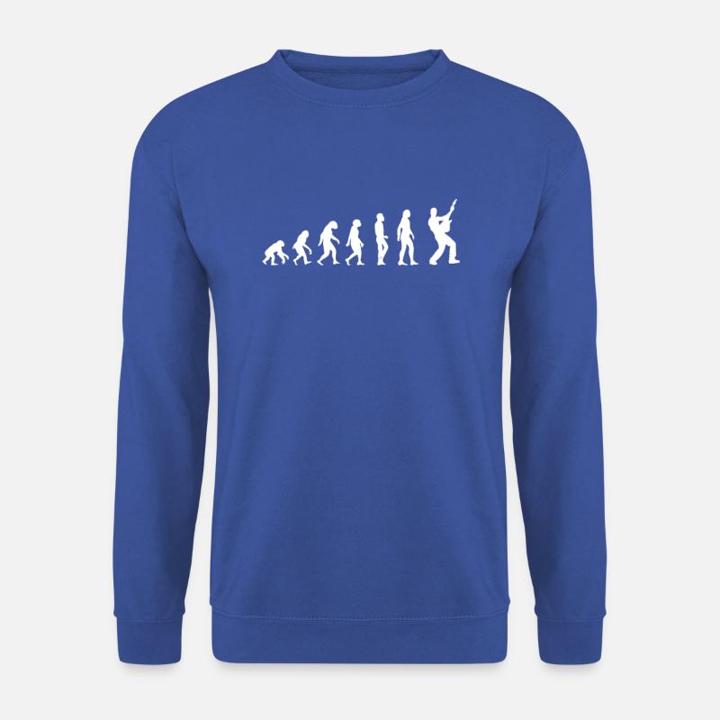 evolution guitare - Sweat-shirt Unisexe - bleu royal