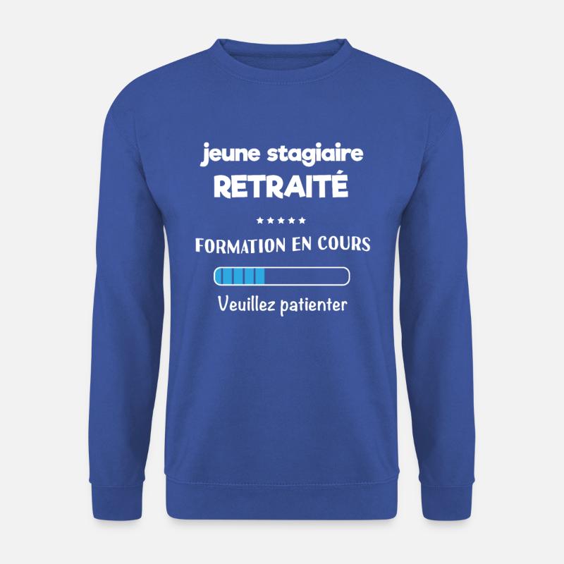 retired man gift idea - Unisex Sweatshirt - royal blue