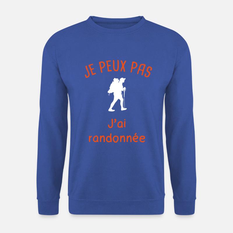 Wander-Humor-Wanderer - Unisex Pullover - Royalblau