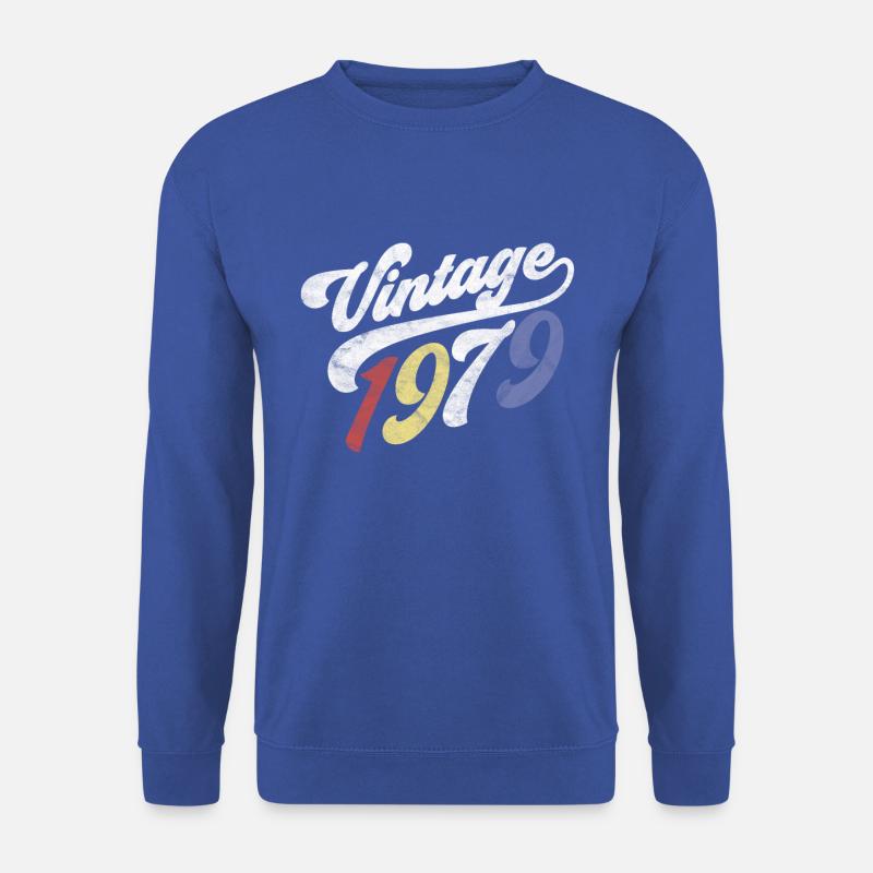 40 GEBURSTAG JAHRGANG 1979 VINTAGE GESCHENK - Unisex Pullover - Royalblau