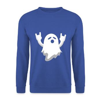 GORGEOUS HALLOWEEN GIRL PARTY GIFT - Unisex Sweatshirt - royal blue - Front - Alina (178cm) & Michal (187cm)
