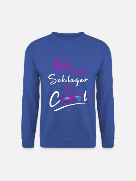 SCHLAGER PARTY HITS 2019 KOSTÜM OUTFIT GESCHENK - Unisex Pullover - Royalblau