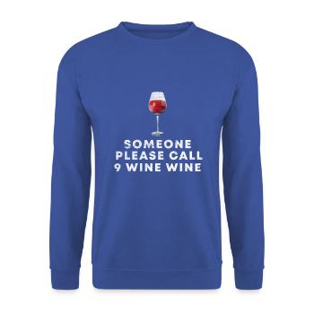 APRES SKI DESIGN POUR LES SKIEURS VACANCES DE SKI - Sweat-shirt Unisexe - bleu royal - Devant - Alina (178cm) & Michal (187cm)