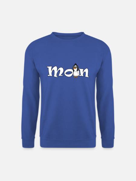 YOGA MÖWE PLATTDEUTSCHE SPRÜCHE - Unisex Pullover - Royalblau
