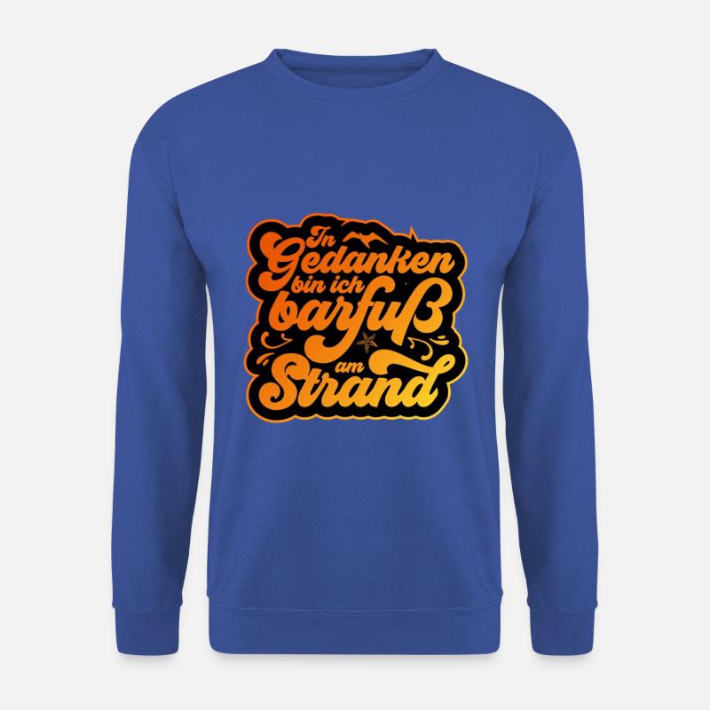 PLATTDEUTSCHER SPRUCH - Unisex Pullover - Royalblau