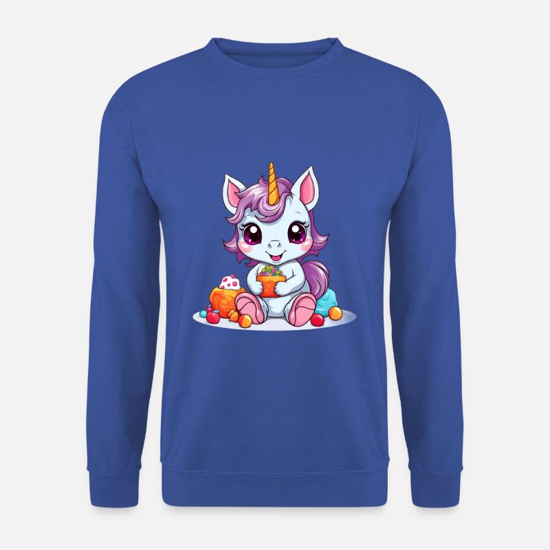 EINHORN SÜßIGKEITEN - Unisex Pullover - Royalblau