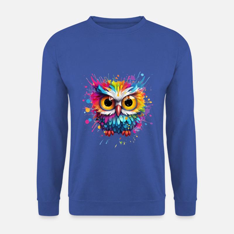 BUNTE EULE - Unisex Pullover - Royalblau