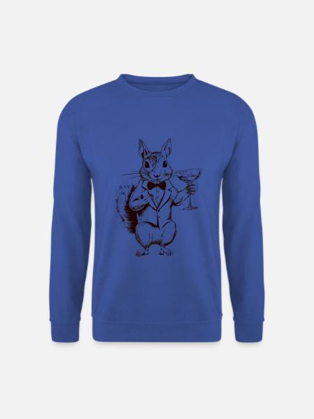 EICHHÖRNCHEN GRAPHIK - Unisex Pullover - Royalblau