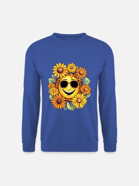 HIPPIE DESIGN - Unisex Pullover - Royalblau